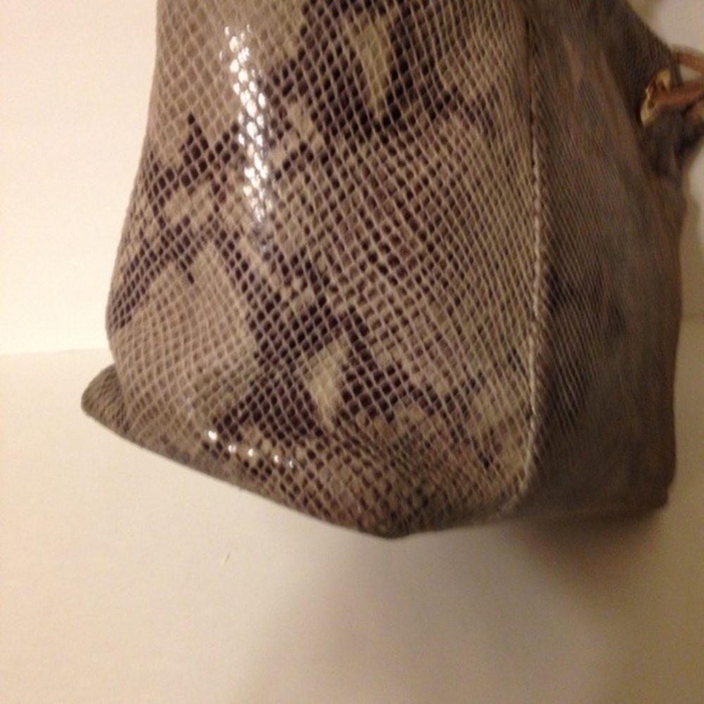 👛 MICHAEL KORS 👛 python snakeskin embossed tote - image 7